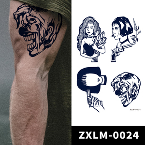 Pegatina <span class=keywords><strong>de</strong></span> tatuaje temporal personalizada, pegatina <span class=keywords><strong>de</strong></span> tatuaje impermeable, maquillaje corporal no tóxico, tatuaje semipermanente <span class=keywords><strong>de</strong></span> medio <span class=keywords><strong>mes</strong></span> - Product Image 5