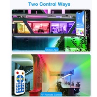 SP602E APP 원격 DC5 ~ 24V 4 출력 포트 WS2812B WS2811 SK6812 등용 LED 컨트롤러 주소 지정 가능 LED 픽셀 스트립 라이트