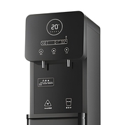 Distributeur d'eau chaude et froide intelligent à grande capacité avec osmose inverse à 5 étapes et UV, machine à eau potable directe pour le bureau