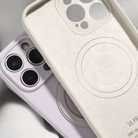 Étui de téléphone étanche à charge magnétique sans fil en silicone liquide de luxe à 360 degrés pour 17 Pro Max/16/15/14 Plus Pro