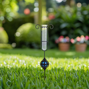 लोहे के पशु थीम पर्यावरण के अनुकूल फ्रीस्टैंडिंग गेश बॉल सजावटी बारिश गेज आउटडोर गार्डन गहने के लिए अनुकूलित रंग आकार - Product Image 5