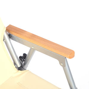 Silla de Playa Plegable de Metal Oxford Moderna y Conveniente con Reposabrazos Grandes para Exteriores, Pesca, Picnic, Hotel, <span class=keywords><strong>Villa</strong></span> - Product Image 4