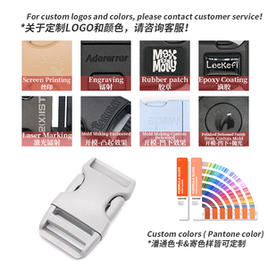 Özel logo hızlı bırakma plastik tokaları çanta emniyet kolu ayarlanabilir kayış <span class=keywords><strong>Paracord</strong></span> tokaları için taktik kemerler taktik çanta - Product Image 5