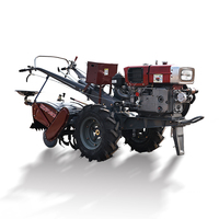 Nouveau mini tracteur à deux roues de 22 CV, cultivateur, moteur diesel, démarrage électrique, grand tracteur à pied, nouvelle boîte de vitesses, moteur