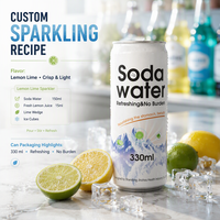 Vente en gros à bas prix 330ml de boisson gazeuse en conserve sans alcool à saveur de fruit eau gazeuse boisson gazeuse soda