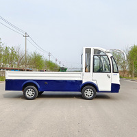 Nouveau Chariot Utilitaire Électrique 48V 5kW pour le Transport de Marchandises, à Livraison Rapide, Grand Volume, pour Parcs d'Attractions, Bus Touristique et Golf