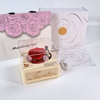Enceinte Bluetooth avec design rose et lumières LED, mignonne et tendance, pour la maison, les fêtes, le karaoké et les voyages, système audio élégant