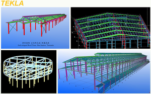 Structures galvanisées en acier pour hangars avec isolation en PU/<span class=keywords><strong>laine</strong></span> <span class=keywords><strong>de</strong></span> roche/<span class=keywords><strong>laine</strong></span> <span class=keywords><strong>de</strong></span> <span class=keywords><strong>verre</strong></span> et conception à longue portée - Product Image 6