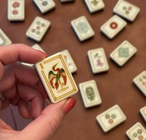 Ensemble de Mahjong Américain de Luxe Gravé, Personnalisable en Taille et Couleur, en Acrylique, Durable, Portable et Écologique, pour le Voyage - Product Image 3