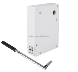 Boîte d'enroulement blanche pour <span class=keywords><strong>volet</strong></span> <span class=keywords><strong>roulant</strong></span> pour <span class=keywords><strong>enrouleur</strong></span> manuel moderne avec <span class=keywords><strong>sangle</strong></span> <span class=keywords><strong>de</strong></span> 5 mètres + poignée - Product Image 6