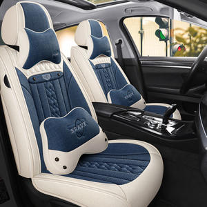 เบาะรองนั่งในรถยนต์ผ้าลินิน2025สบายระบายอากาศได้เต็มที่คลุมด้วยผ้าทุกฤดูกาล - Product Image 1