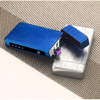 Briquet à arc DEBANG pour cigarettes et cigares, briquet en métal, couleur et logo personnalisés, briquet plasma rechargeable, cadeau de luxe, portable, pour les fêtes