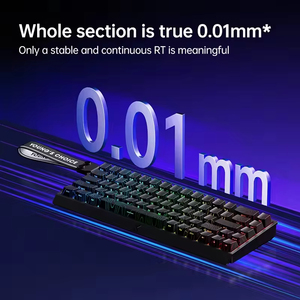 คีย์บอร์ดแม่เหล็ก MCHOSE ACE68 คีย์บอร์ดแบบมีสาย Mechanical ACE60 Pro สำหรับเล่นเกม ความละเอียดการสุ่มตัวอย่าง 128K 8000Hz SOCD/Rs 0.01 มม. Rapid Trigg 0.125ms - Product Image 4