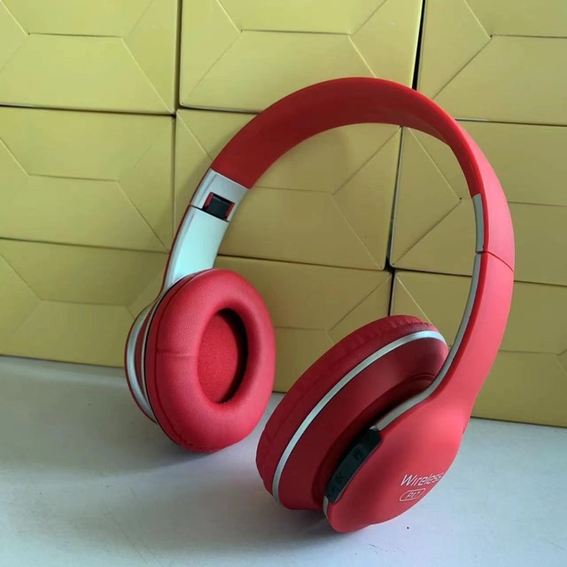 Foldable Wireless Headphone RGB LED Light Mic Over-Ear Computer Low Latency Gaming Headset Support TF Card