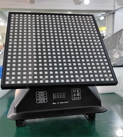 Lampu bergerak panel strobo led piksel latar belakang dj