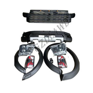 อุปกรณ์ตกแต่งภายนอกรถยนต์ชุดแต่งรอบคันสําหรับ Ranger T9 XL/ <span class=keywords><strong>XLS</strong></span> อัพเกรดเป็นกระจังหน้า Raptor กันชนหน้าบังโคลนไฟหน้าไฟท้าย - Product Image 2