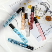 Parfum Flacon-Éprouvette 12ml, Effet Sable Mouvant, pour Femme, Parfums de Marque Originaux, Échantillon de Parfum Mini Rechargeable Portable en Brume
