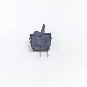 2 Pin SPST Rocker Switch ON/OFF Power <b>Control</b> 6A/10A 250V AC Black Plastic Boat Switch for Household Appliances <b>Fan</b> Electro - Product Image 5