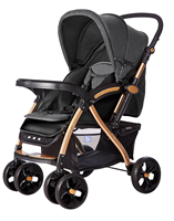 Poussette multifonctionnelle pour bébé avec panier haute position, pliable et portable, bidirectionnelle, ensemble de poussette-voiture OEM