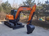 Nouvelle mini-excavatrice Develon DX60E de 6 tonnes avec pompe Rexroth DW02 – Prix direct Chine, détrôse les concessionnaires locaux – Exportation hydraulique LS
