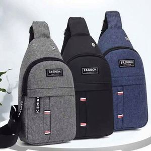 Men's Chest Bag New Youth Student Waist Bag Leisure <b>Small</b> <b>Backpack</b> Sports Trend Solid Color Single Shoulder Messenger Bag - Product Image 5