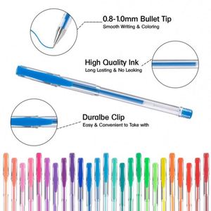 Ensemble de stylos à bille personnalisés avec logo promotionnel, en forme d'animal, pailletés, pointe 1,0 mm, encre bleue/noire/rouge, créatifs, holographiques, effet gelée arc-en-ciel - Product Image 3