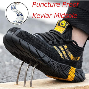 Vendita calda scarpe antinfortunistiche sportive da <span class=keywords><strong>uomo</strong></span> lavorano per le donne Sneaker stivali con punta in acciaio <span class=keywords><strong>uomo</strong></span> lavoro industriale setety leggero e confortevole - Product Image 6