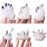 Groupe de Cristaux de Quartz Clair Naturel Bruts, Pointe de Cristal, Spécimen, Géode, Pierre de Guérison, Décoration d'Intérieur, Vente en Gros