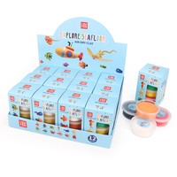 Kit Tanah Liat Ajaib untuk Anak-Anak, Aman dan Tidak Beracun, Kerajinan Seni, Hadiah, Tanah Liat yang Mengering di Udara