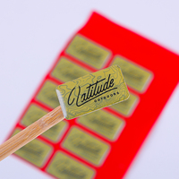 Étiquettes adhésives personnalisées en résine de polyuréthane, résistantes aux UV, imperméables, imprimées en sérigraphie, pour médicaments, gouttes pour les yeux