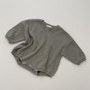 Mameluco cálido y acogedor para bebé, estilo burbuja, extragrande, con botones a presión - Product Image 4