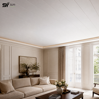 Panneau mural en PVC de qualité industrielle 300*12*2900mm, imperméable, pour décoration intérieure, idéal pour les projets commerciaux
