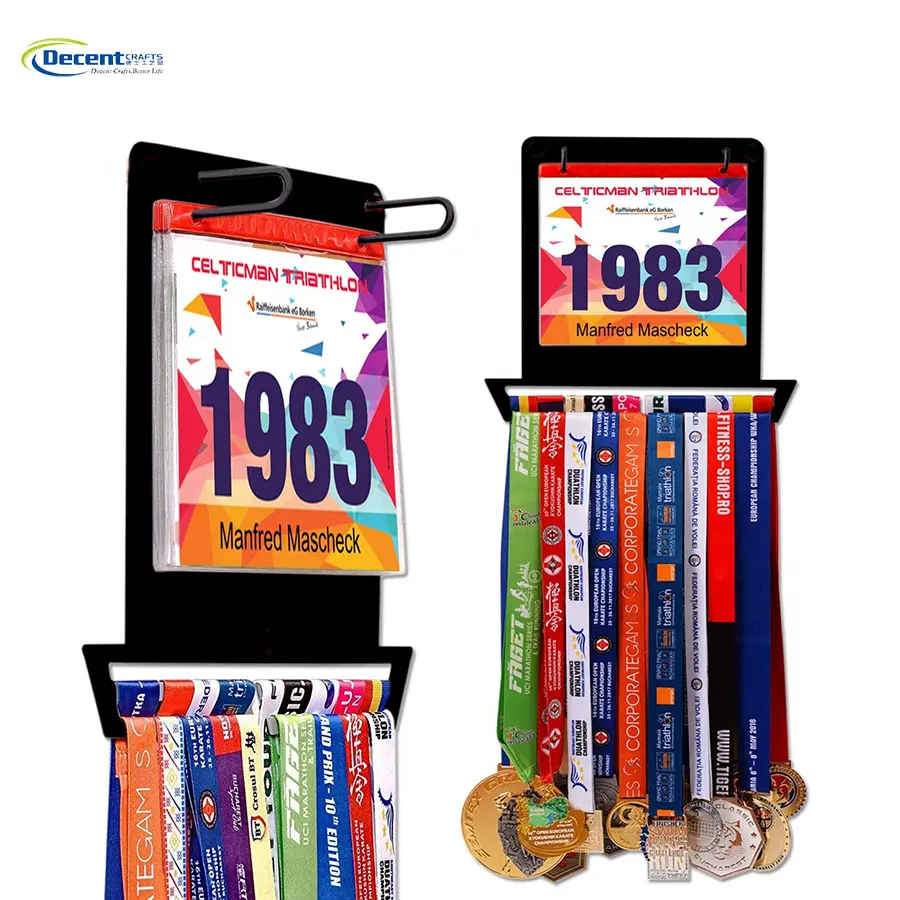 Sport Medaille Houder Muur Mount Hanger Display Frame Rack Fabriek Custom Metaal Europa Lassen Kunst & Verzamelprijs Medaille 50 Stuks