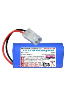 แบตเตอรี่14.4V 3400mAh สำหรับหุ่นยนต์กวาดพื้นอัจฉริยะ G1 MJSTG1 <span class=keywords><strong>SKV4136GL</strong></span> R30 R35 MC-WRC53 M788 PHICOMM X3 Flyco FC9601 FC9602 Z471 - Product Image 2