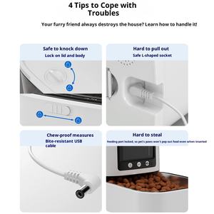 Hot Selling Nieuwe Dubbele Camera Automatische Slimme Huisdiervoeder Video Voice Call Voeding Afstandsbediening Video Feeder Voor Katten Honden - Product Image 4