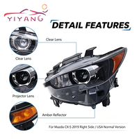 Phare avant droit version USA pour Mazda CX-5 2019, LED, OEM KB8B-51-031K KL2J-51-031F, vente chaude
