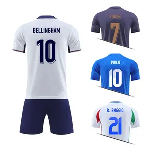 Wholesale Thailand Euro England Germany Football Kit Quick Dry Football Jersey For Boys With Socks