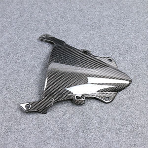 AKOSO-Pare-brise avant en fibre de carbone sèche 3K pour moto de course <span class=keywords><strong>Kawasaki</strong></span> Ninja ZX-4R ZX-4RR 2020 + - Product Image 3