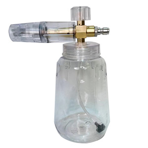 Transparent Foaming Jar 1L All Copper High <b>Pressure</b> <b>Sprayer</b> For Car Wash MIST Spray Pattern PA Material - Product Image 5