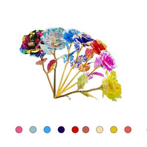 Rose en feuille d'aluminium personnalisée pour la Saint-Valentin, fleur séchée, cadeau pour la fête des mères, pour les femmes - Product Image 3