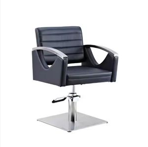 Sillón de Barbería Moderno de Acero Inoxidable Ecológico con Bomba Hidráulica Profesional para Uso en Exteriores y Hoteles, Muebles de Salón - Product Image 6