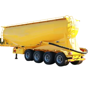 Remorque utilisée en Chine Réservoir de poudre 3 axle70 tonnes Remorque citerne de ciment en poudre Bulker à vendre Meilleure vente Excellente qualité