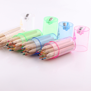 Crayons de couleur en bois avec <span class=keywords><strong>taille</strong></span>-<span class=keywords><strong>crayon</strong></span> intégré, 12 couleurs, 3,5 pouces, mini crayons de couleur naturels, ensemble de crayons de <span class=keywords><strong>dessin</strong></span> pour enfants - Product Image 4