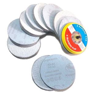 แผ่นขัดทรายโกลเด้นบูลขนาด 5 นิ้ว แบบมีแผ่นรองหลังสำหรับขัดไม้ เฟอร์นิเจอร์ รถยนต์ และเรือ - Product Image 1