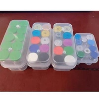 Boîte en plastique PP de 3 ml, lot de 2, pour le stockage de vaccins en poudre lyophilisés, support pour ampoule de 3 ml, petite boîte en plastique pour flacon