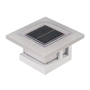 ไฟขนาด2.5x2.5นิ้วโพลีโทนกันน้ำกลางแจ้ง IP65สวนแบบวิลล่าแบบเรียบง่ายโคมไฟเสาพลังงานแสงอาทิตย์ LED พลังงานแบตเตอรี่ได้รับการรับรองจาก ROHS - Product Image 5