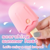 Vibrateur à succion Ice Lolly, 10 niveaux de succion, taille de poche 95 mm, rechargeable par USB, étanche au quotidien, masseur externe pour femmes