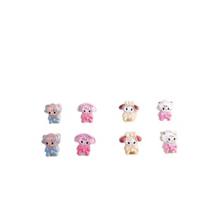 Breloques en vrac pour bijoux, lettres, étoiles et visages souriants décoratifs en argent pour coques d'<span class=keywords><strong>iPhone</strong></span> - Product Image 5