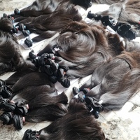 Vente en gros usine : Extensions de cheveux indiens 100 % naturels, double trame, cheveux humains Remy vierges avec cuticules alignées