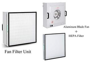 Campana de Flujo Laminar para Micología de Hongos, Ventiladores de Flujo, Marco Galvanizado, Sala Limpia, Unidad de Ventilador con Filtro FFU 2x2 con Filtro HEPA <span class=keywords><strong>H14</strong></span> - Product Image 4